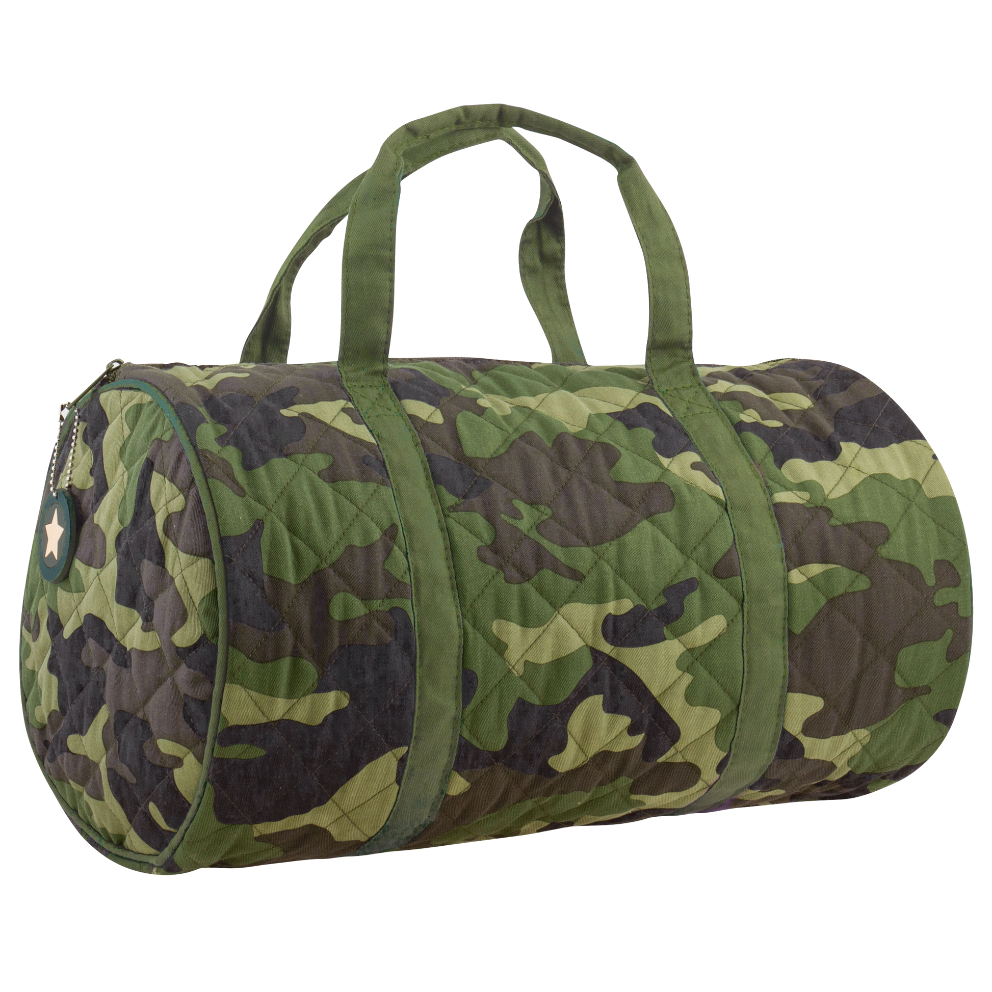 Personalized Stephen Joseph Quilted Duffle Bag Camouflage by Stephen Joseph