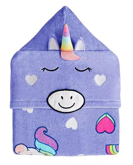 Personalized Unicorns Hooded Beach Towel, alternate product view 2