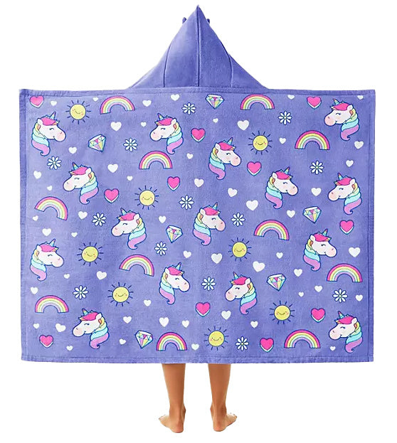 Personalized Unicorns Hooded Beach Towel, alternate product view 3