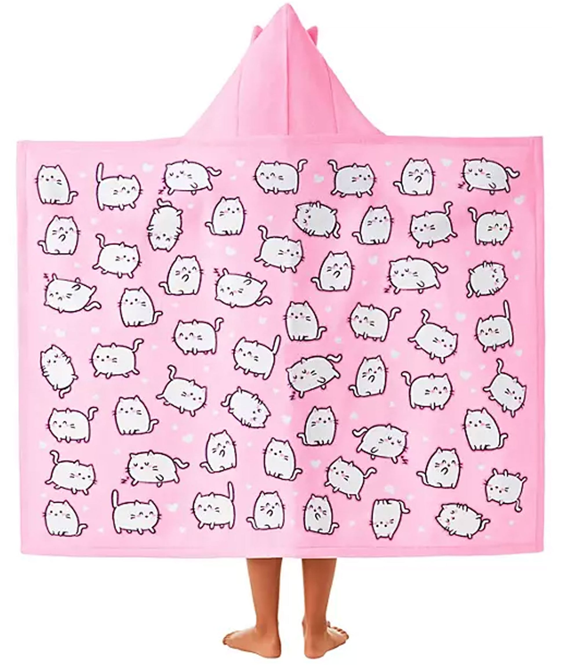 Personalized Kittens Hooded Beach Towel, alternate product view 1