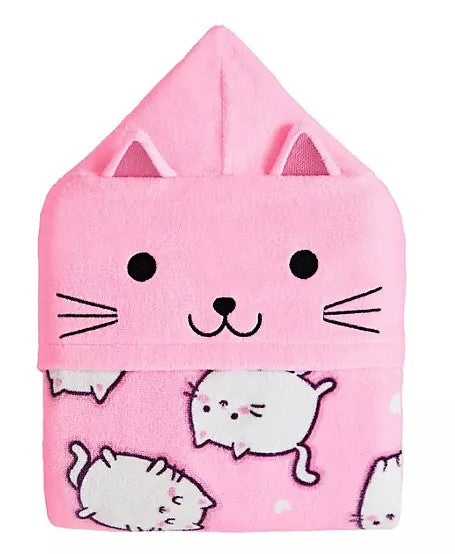Personalized Kittens Hooded Beach Towel, alternate product view 2