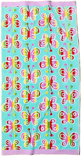 Personalized 30 x 60 in. Butterflies Beach Towel, alternate product view 1