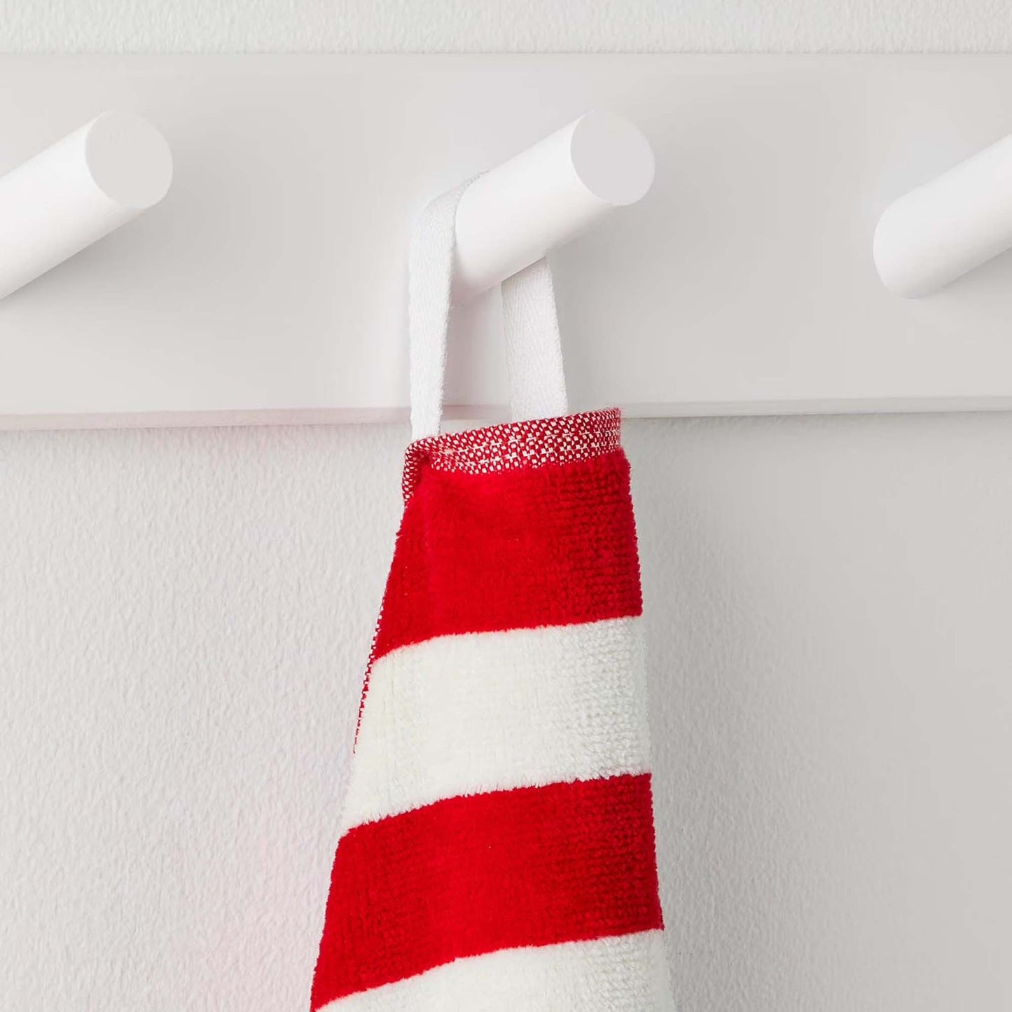 Personalized 40 x 72 in. Striped Blue-Red Beach Towel, alternate product view 1