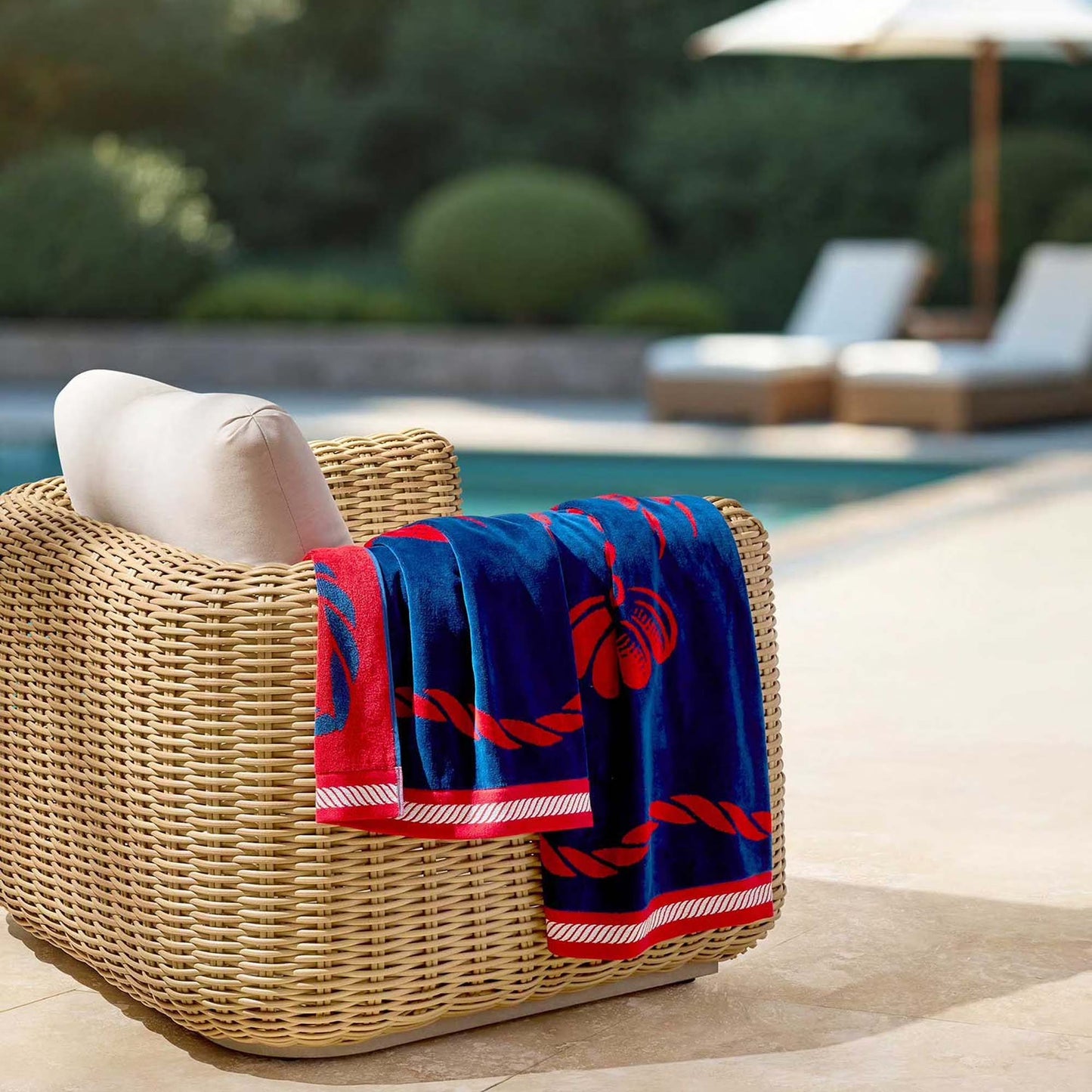 Personalized 40 x 72 in. Lobster Beach Towel, alternate product view 2