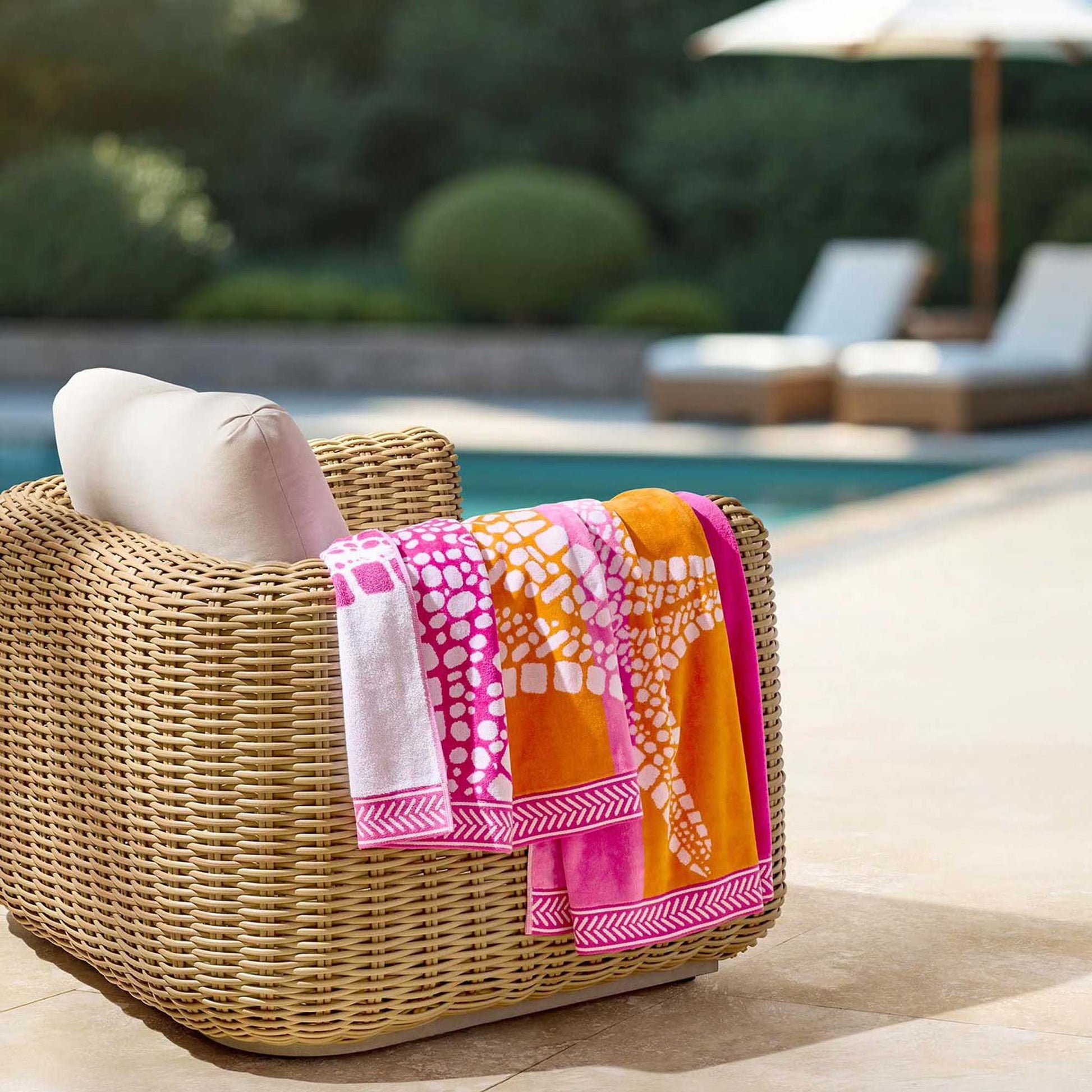 Personalized 40 x 72 in. Starfish Beach Towel, alternate product view 2