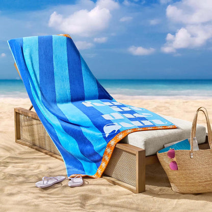 Personalized 40 x 72 in. Fun in the Sun Beach Towel, product view