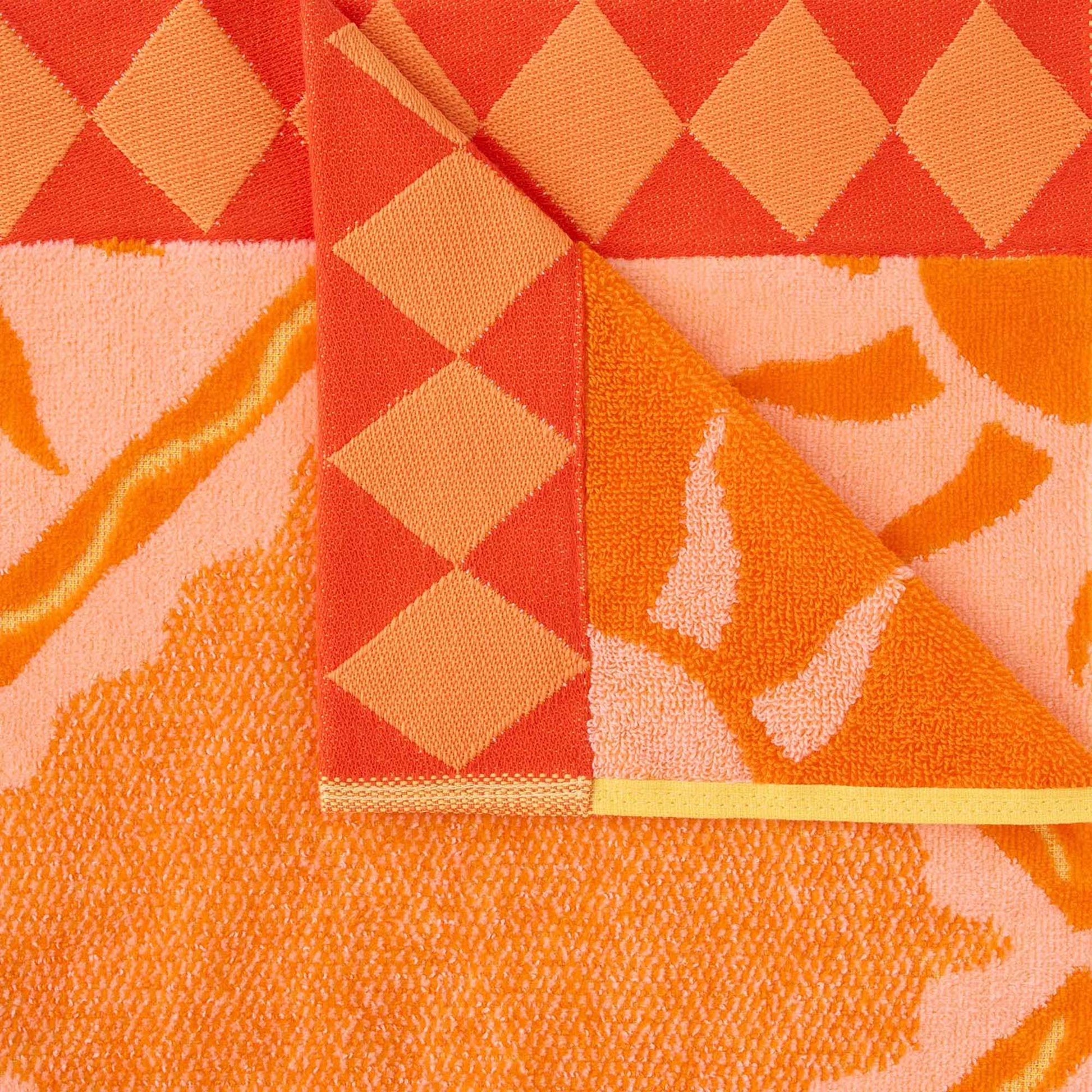 Personalized 40 x 72 in. Orange Suns Beach Towel, alternate product view 3