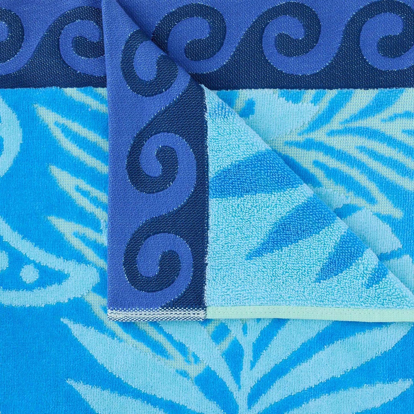 Personalized 40 x 72 in. Turtles & Palms Beach Towel, alternate product view 3