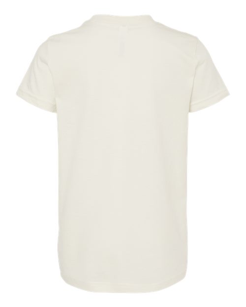 Bella + Canvas 3001 vintage white cotton t-shirt, back view