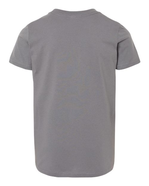 Bella + Canvas 3001 storm cotton t-shirt, back view