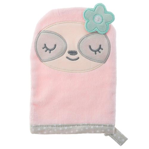 Personalized Sloth baby bath mitt by Stephen Joseph