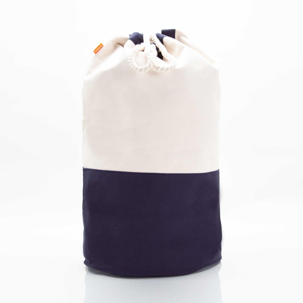 Personalized Laundry Duffel for Laundry Day, Navy alternate view 1