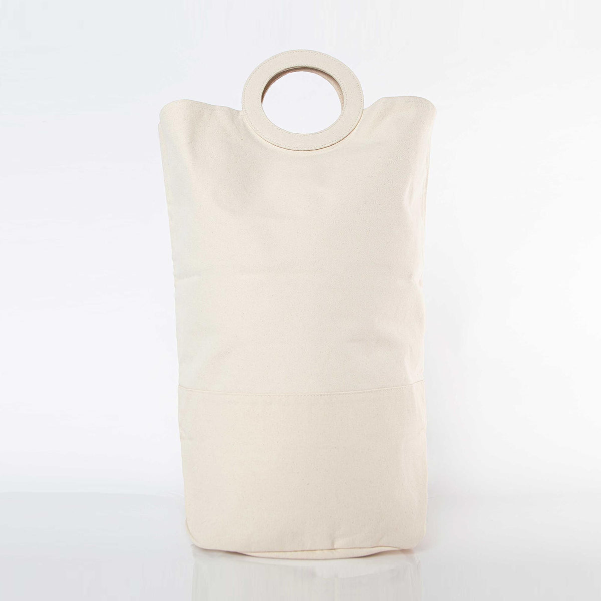 Personalized Laundry Hamper for Tidy Spaces, Natural personalized front