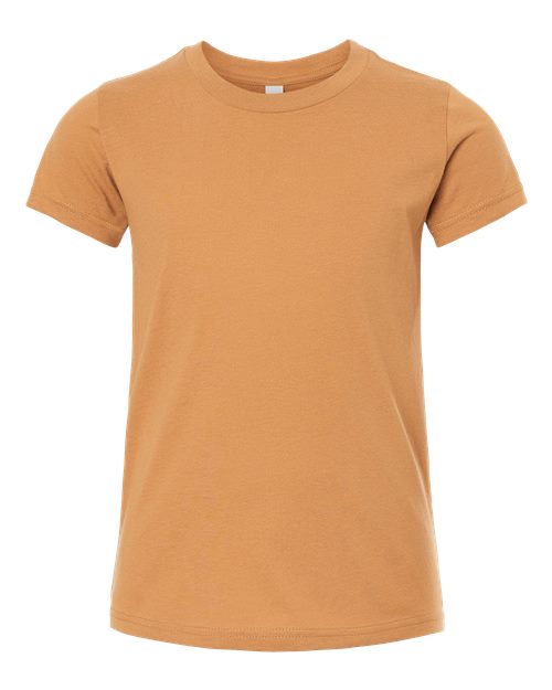 Bella + Canvas 3001 toast cotton t-shirt, front view