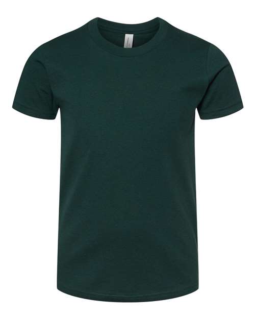 Bella + Canvas 3001 forest cotton t-shirt, front view