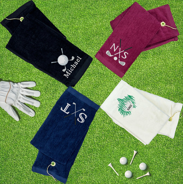 Monogrammed Golf Towels