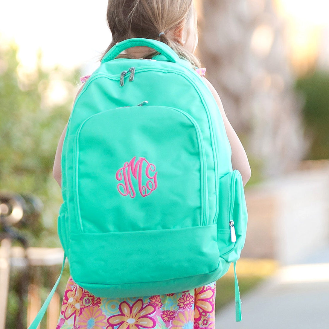 Childs Backpack in Mint Green
