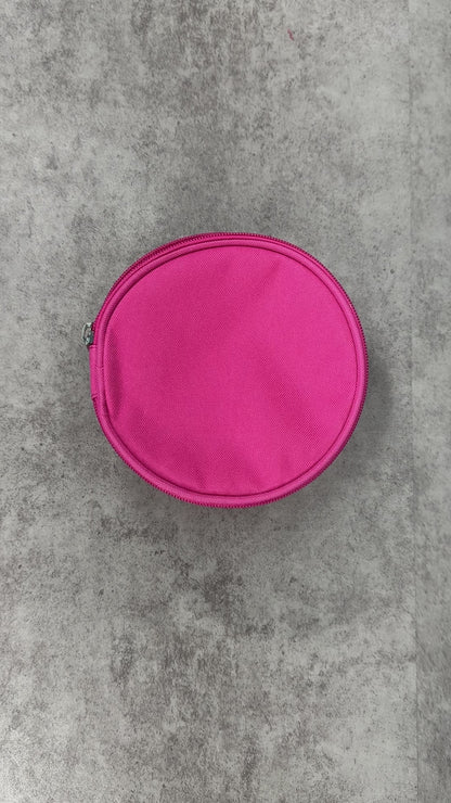 Video showing the Personalized Round Travel Jewelry Case