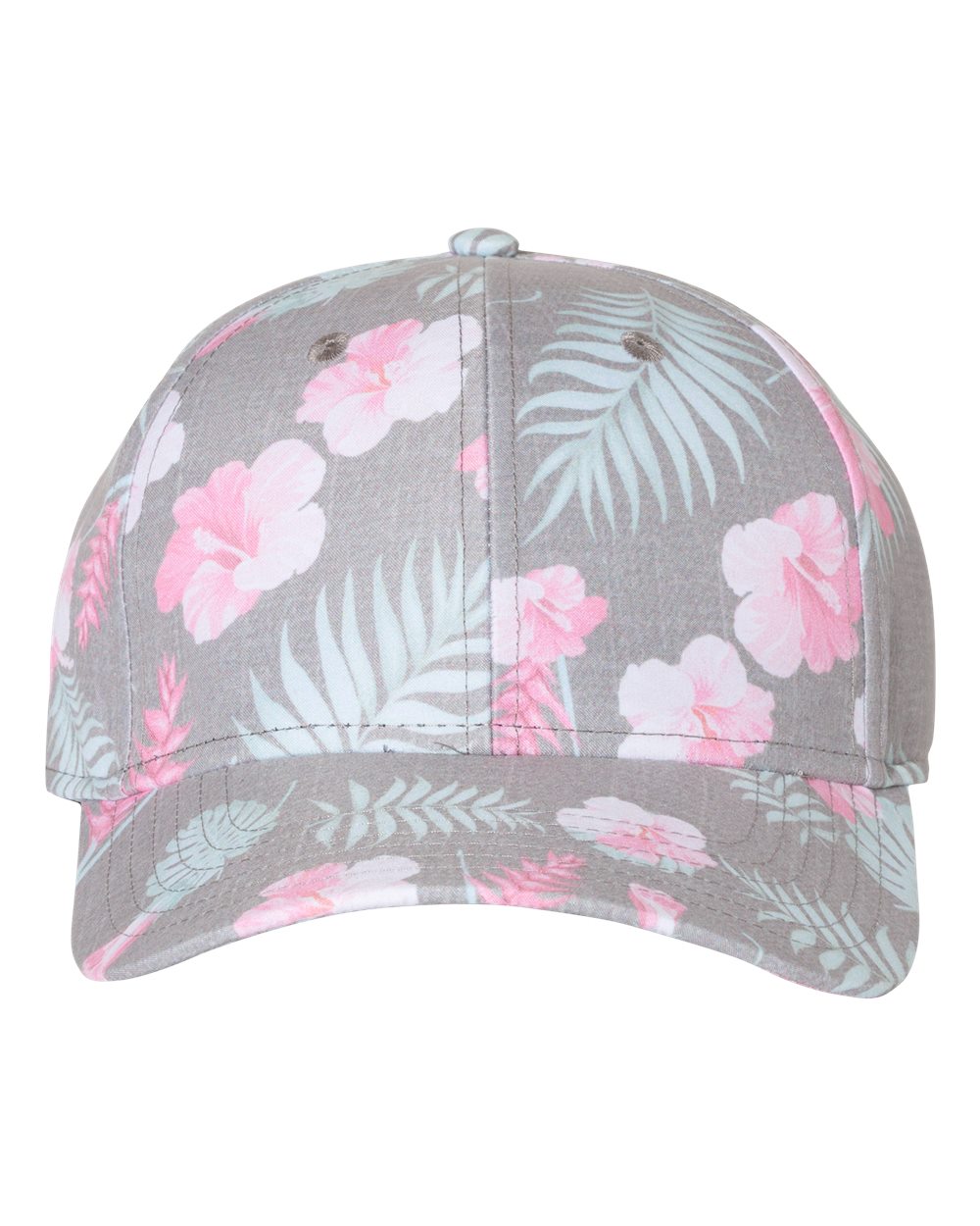 Sportsman - Tropical Print Cap in Grey-Pink