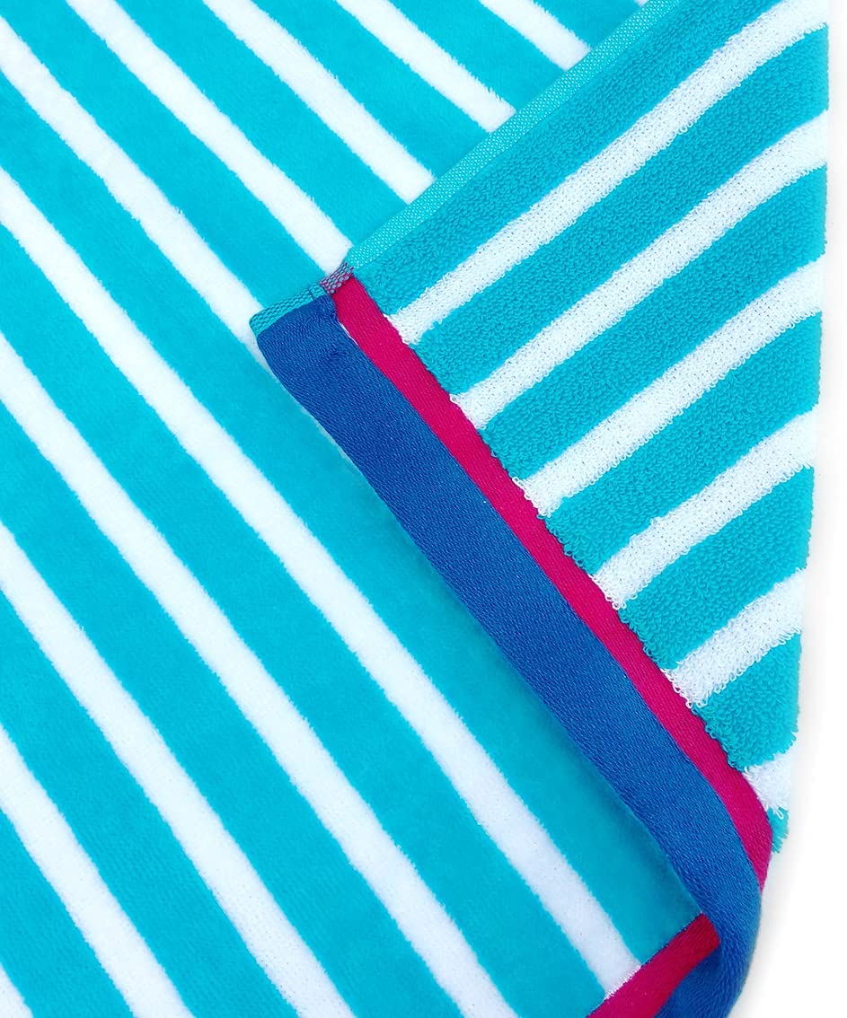 Colorful Striped 32 x 62 in. Beach Towels