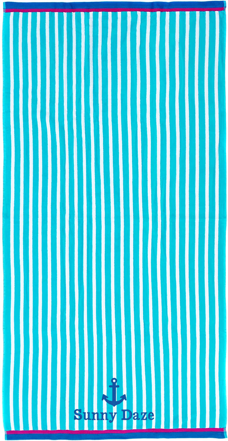Colorful Striped 32 x 62 in. Beach Towels