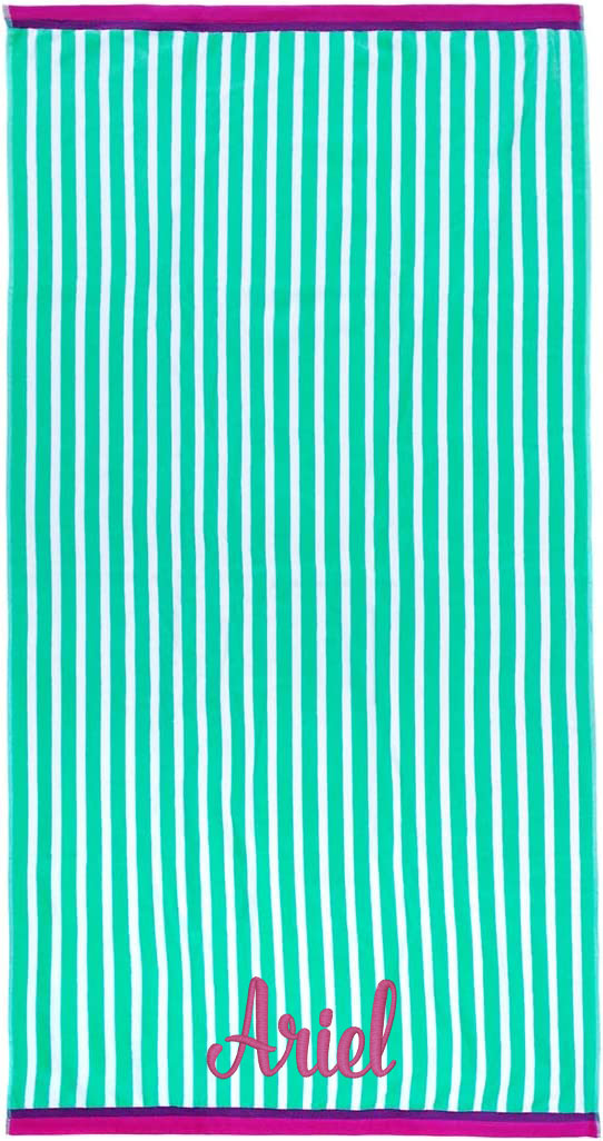 Colorful Striped 32 x 62 in. Beach Towels