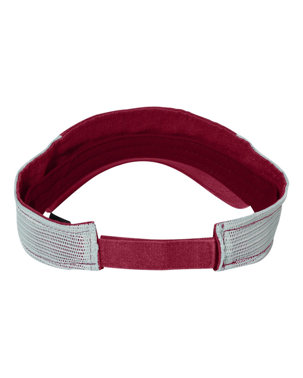Sportsman Pigment-Dyed Trucker Visor in Cardinal-Stone