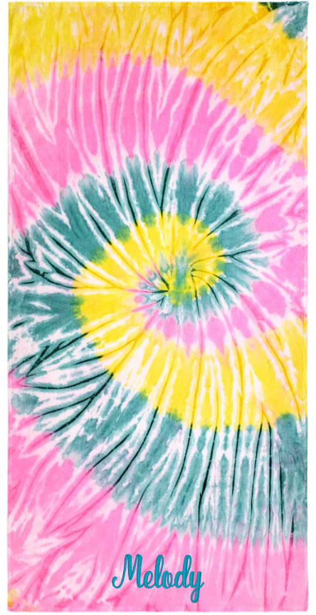 Tie Dye Beach Towels