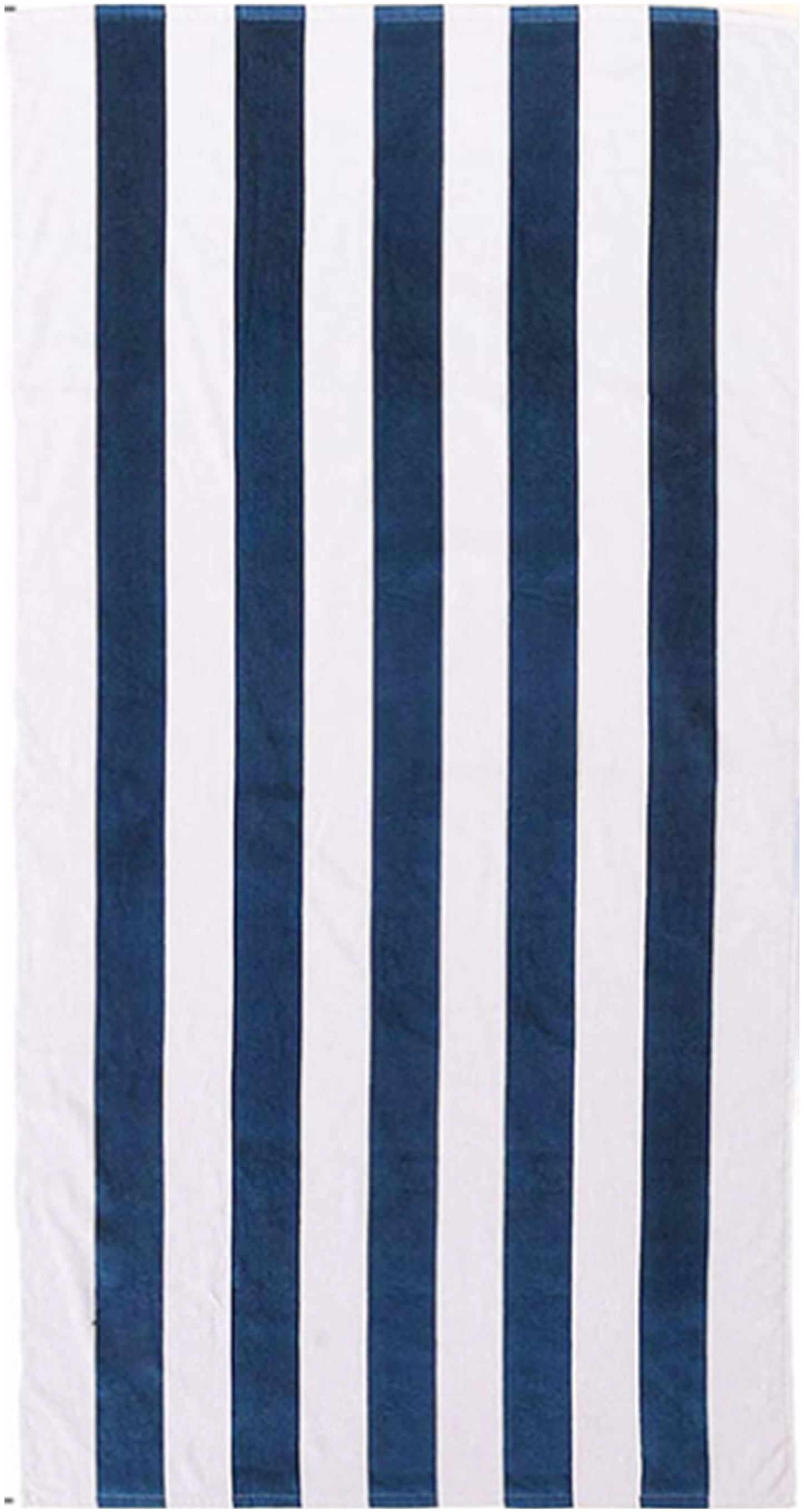 Oversized 35 x 70 Cotton Velour Cabana Striped Beach Towels