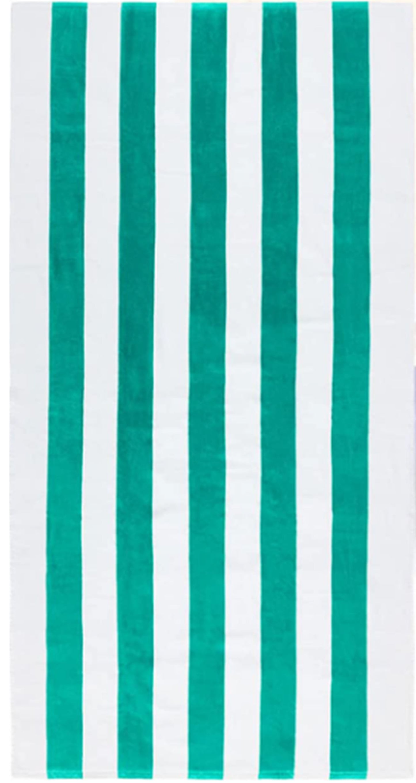 Oversized 35 x 70 Cotton Velour Cabana Striped Beach Towels