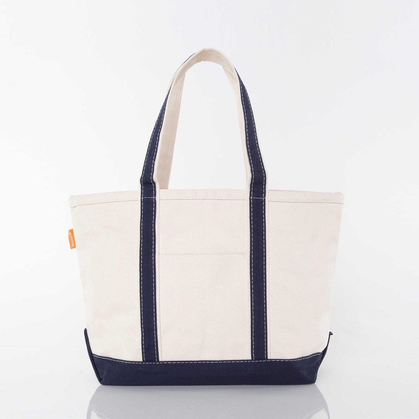 Medium Canvas Zippered Tote Bag, 12 Colors Available