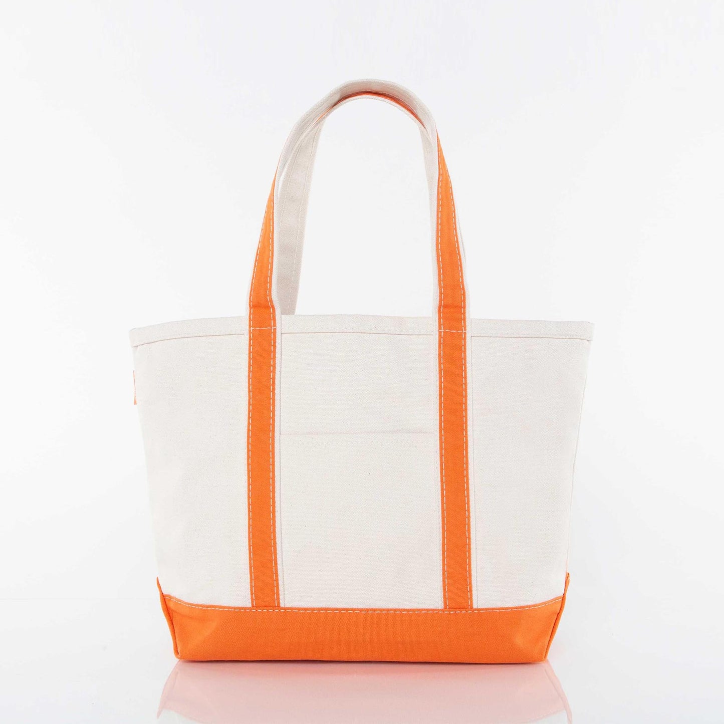 Medium Canvas Zippered Tote Bag, 12 Colors Available