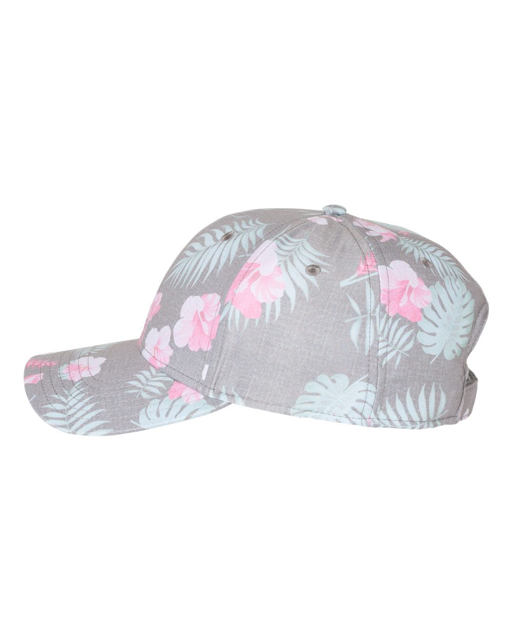 Sportsman - Tropical Print Cap in Grey-Pink