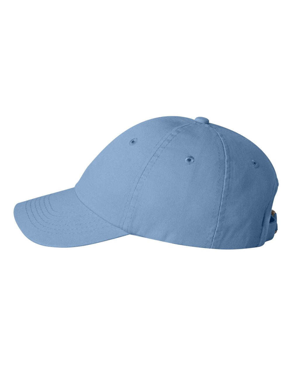 Valucap Small Fit Bio-Washed Dad Cap in Baby Blue