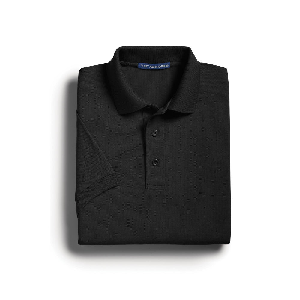 Port Authority Silk Touch Polo in Black