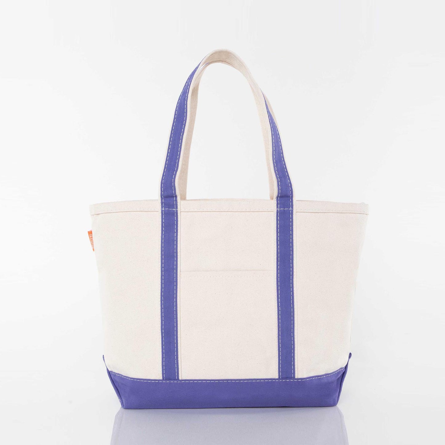 Medium Canvas Zippered Tote Bag, 12 Colors Available