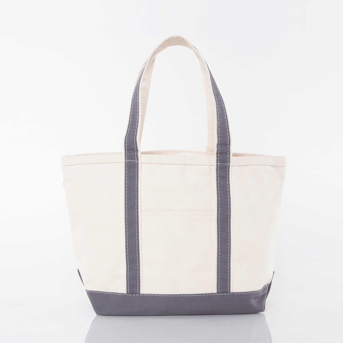 Medium Canvas Zippered Tote Bag, 12 Colors Available