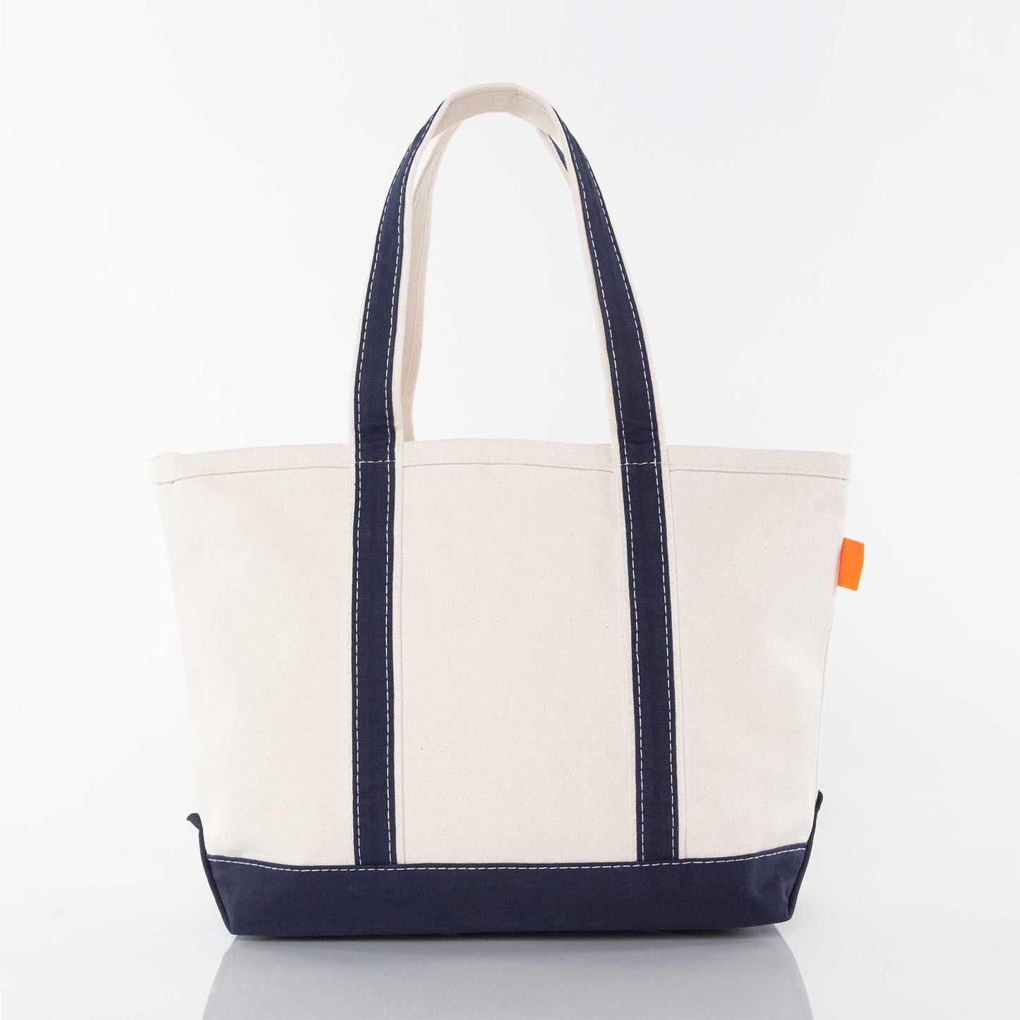 Medium Canvas Zippered Tote Bag, 12 Colors Available