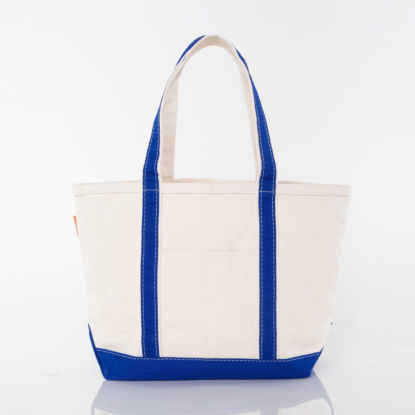 Medium Canvas Zippered Tote Bag, 12 Colors Available