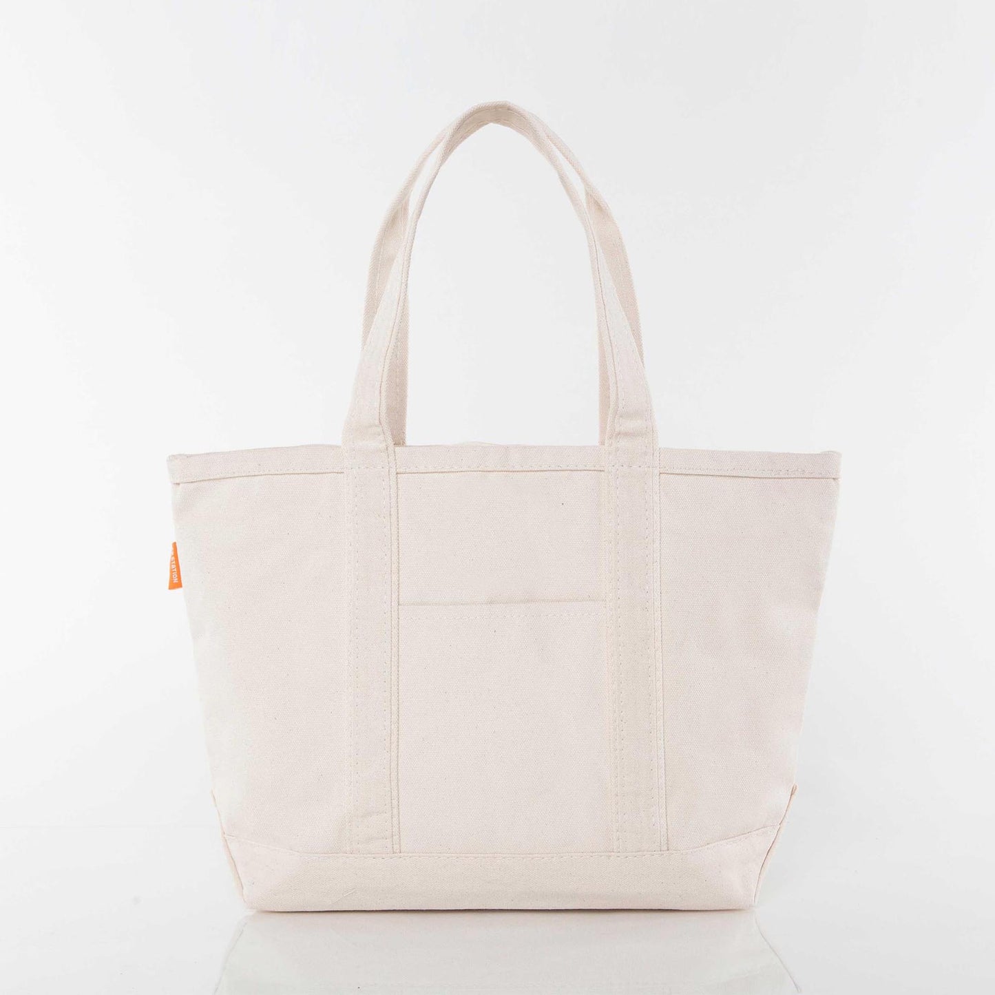 Medium Canvas Zippered Tote Bag, 12 Colors Available