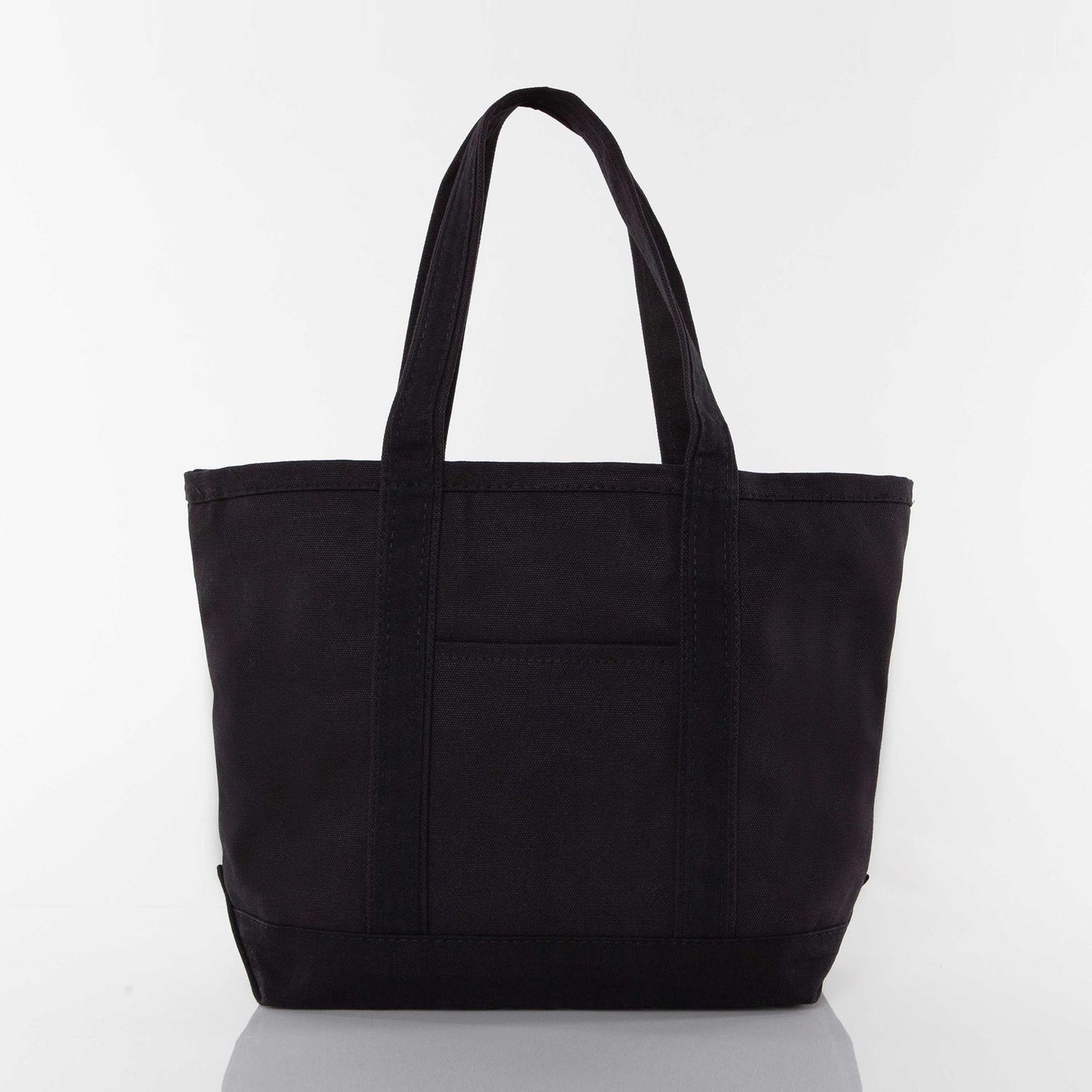 Medium Canvas Zippered Tote Bag, 12 Colors Available