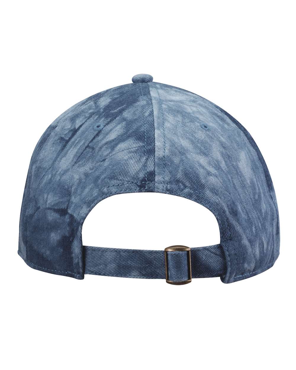 Sportsman Tie Dyed Unstructured Baseball Hat in Dark Blue