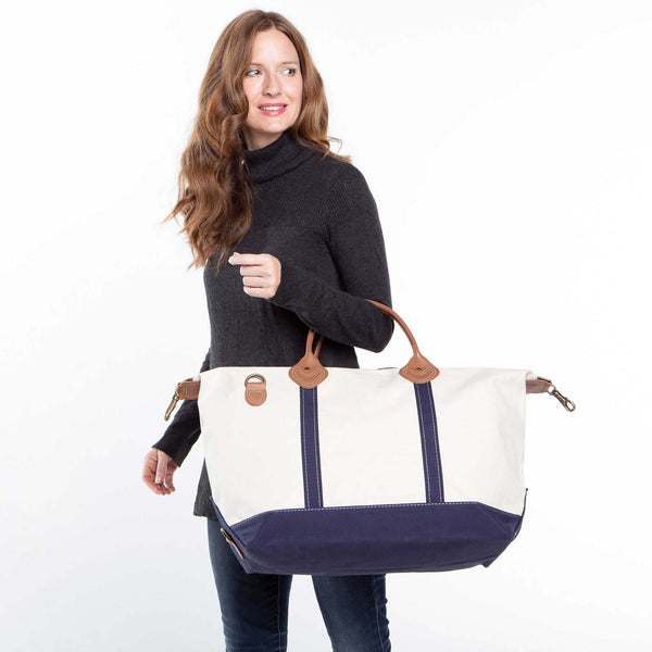 Large Canvas Weekender Bag in Various Colors