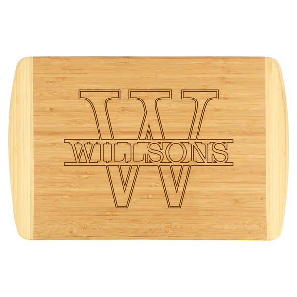 Name Two-Tone Cutting Board