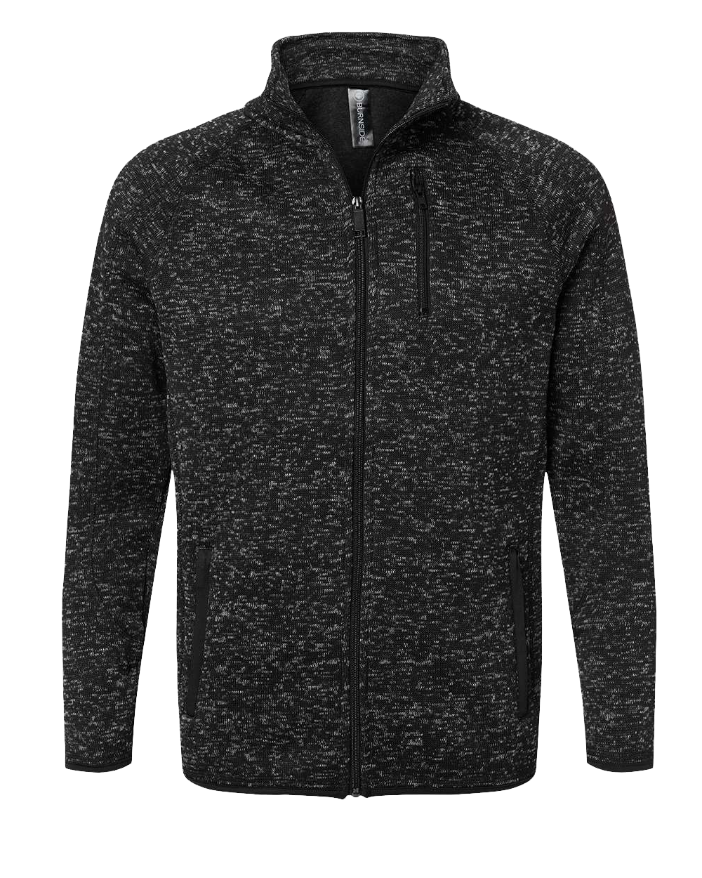 Sweater Knit Jacket with Personalized Stethoscope Embroidery