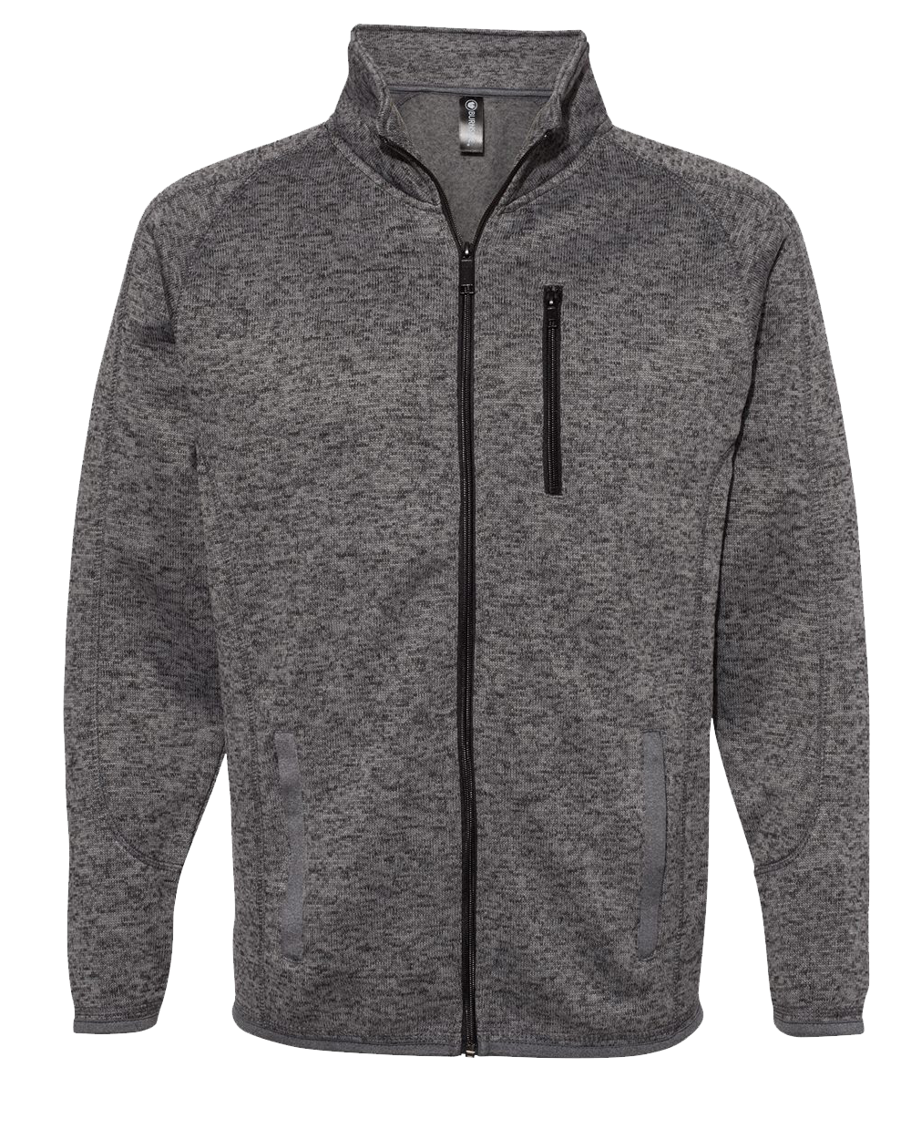 Sweater Knit Jacket with Personalized Stethoscope Embroidery