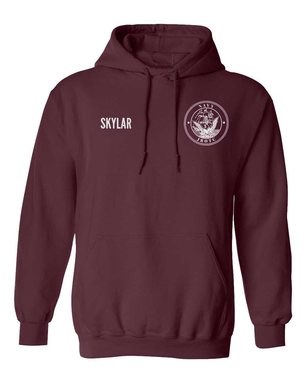 Annapolis HS JROTC Maroon Hooded Sweatshirt