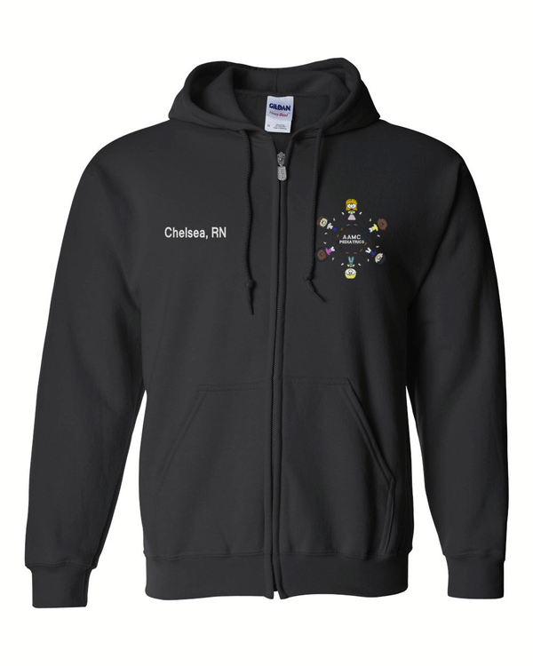 Children Around the World Embroidered Full Zip Sweatshirt