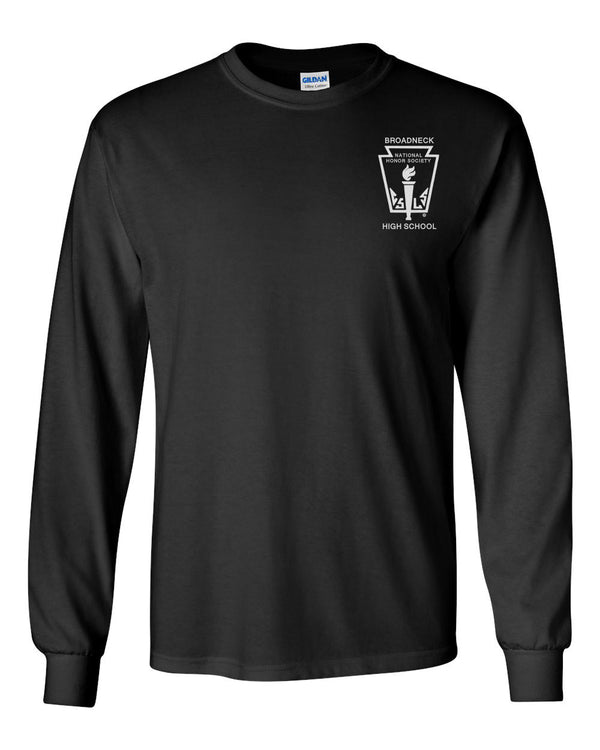 Broadneck HS National Honor Society Black Long Sleeve Shirt