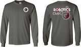 Broadneck HS Robotics Club Gray Long Sleeve Shirt